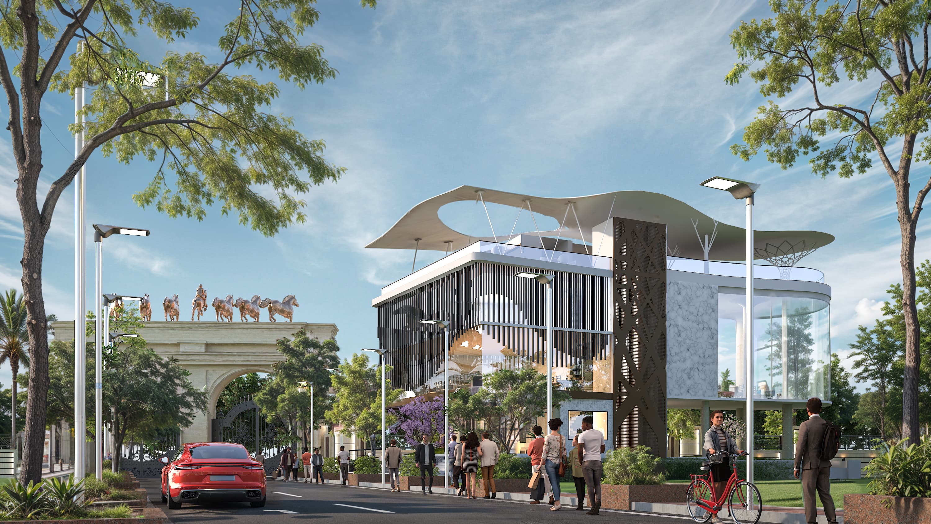 Buildings background